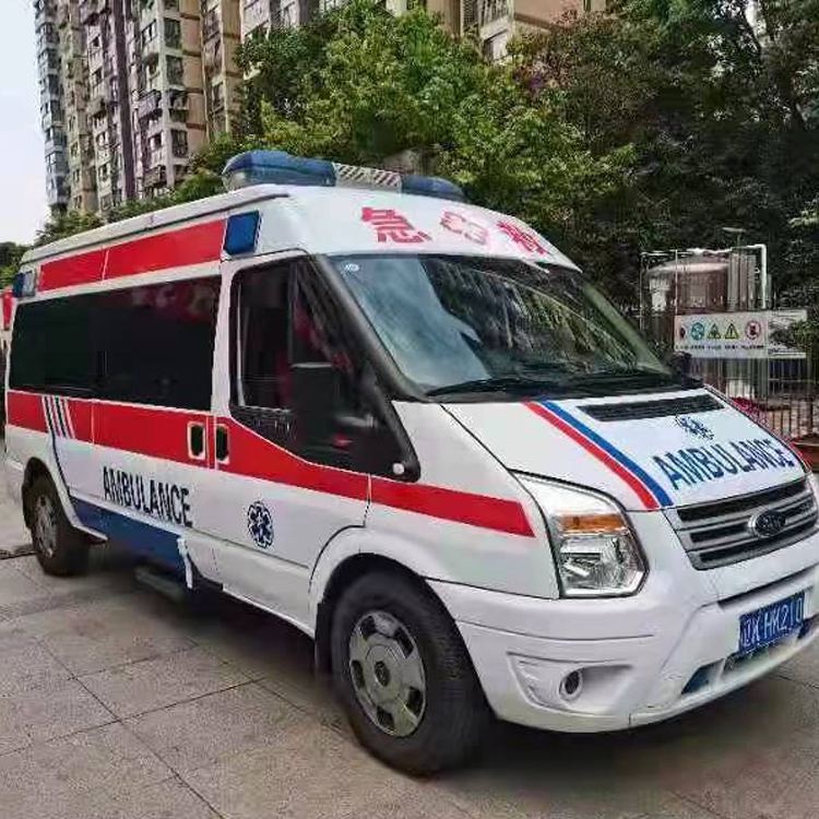 休宁长途救护车护送病人返乡